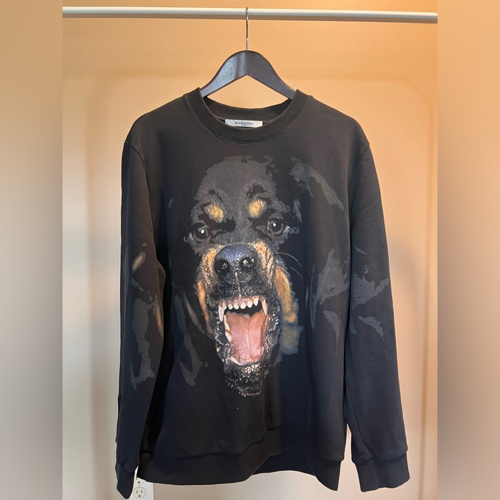 Givenchy Graphic Print Rottweiler Sweatshirt L